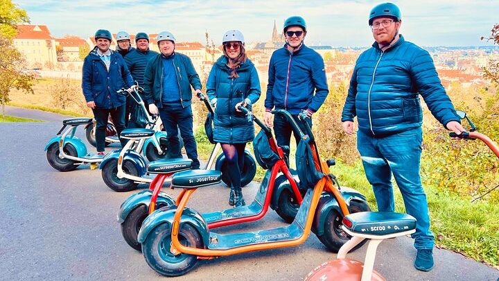 Prague Highlights Fat-Wheeled Scrooser Electric Scooter Tour