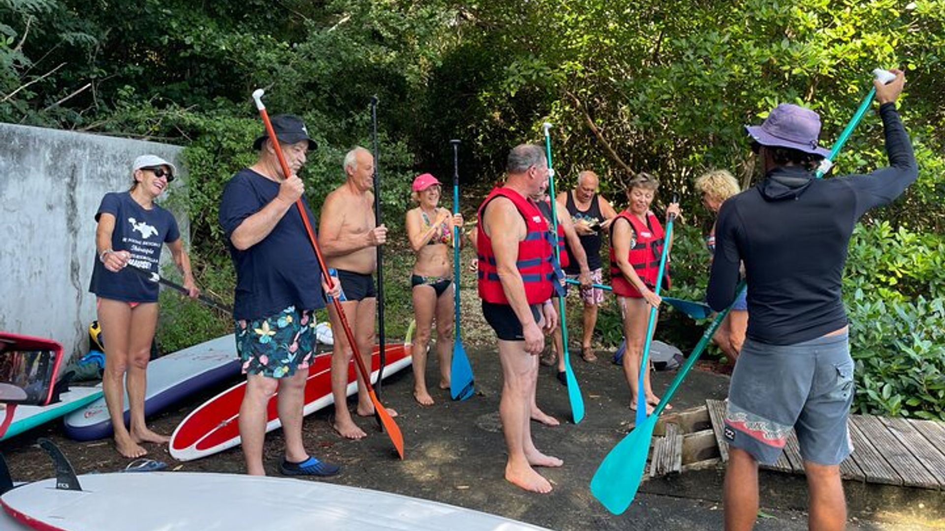 Paseo en remo por manglares Sainte Anne Guadalupe