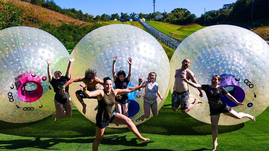 Outdoor Gravity Park Zorbing Admission Ticket in Pigeon Forge