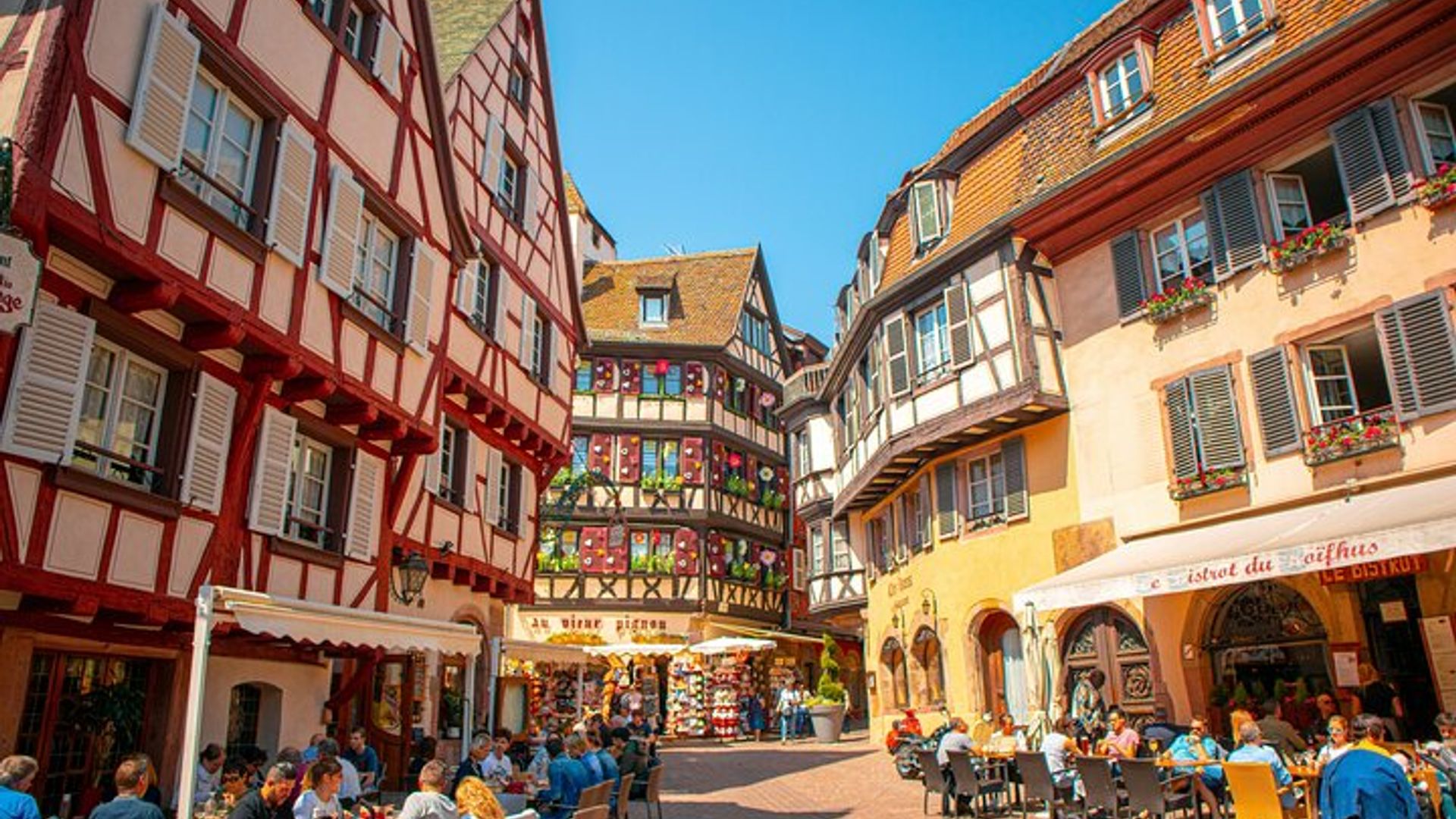 Visite demi-journée petit groupe de Colmar vers château,Riquewihr
