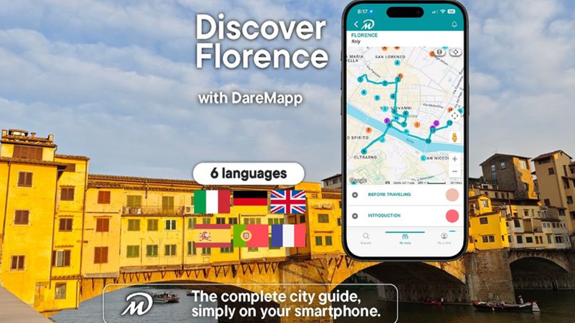 TOP Florence : Private Guided Tour with your mobile