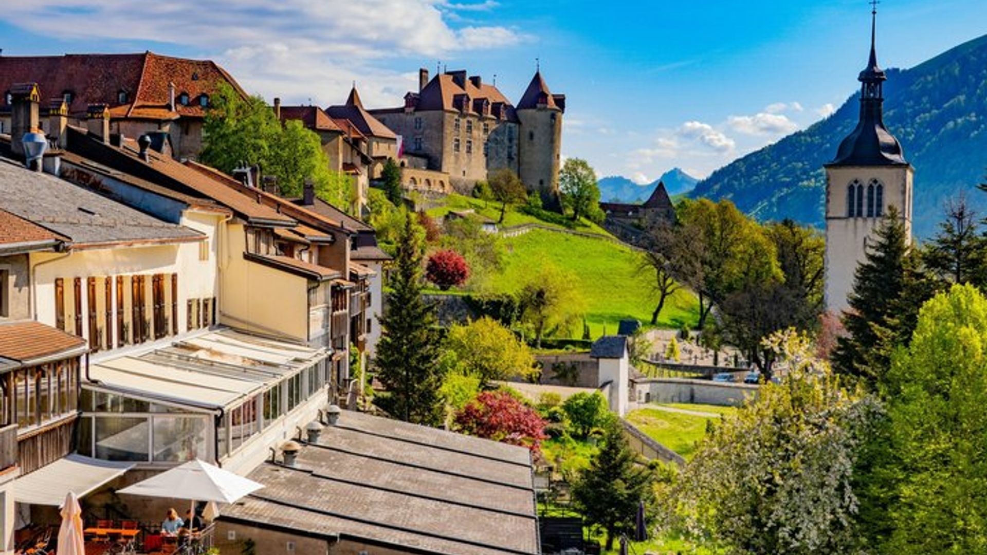 Gruyères Château, Fromage et Chocolat Van privé depuis Montreux