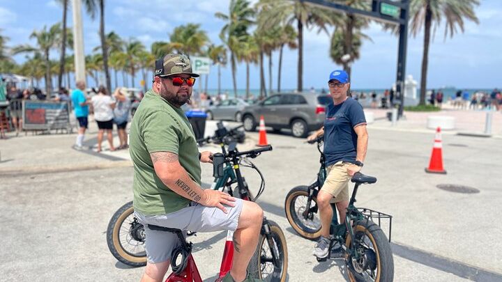 Fort Lauderdale Guided Electric Bike Tour With Helmet & Drinks