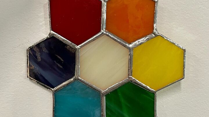 Make Your Own Stained Glass Honeycomb
