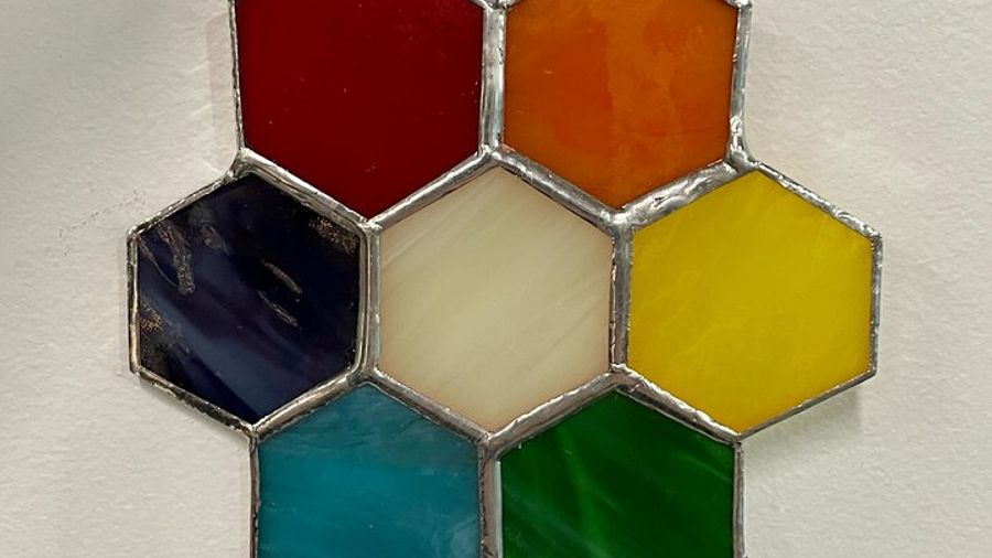 Make Your Own Stained Glass Honeycomb