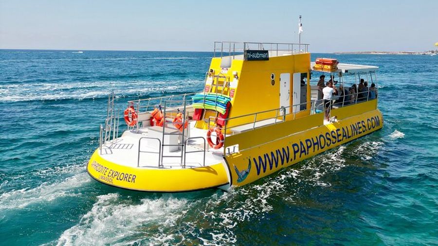 Paphos, Cyprus: Turtle-Watching on Semi-Submarine
