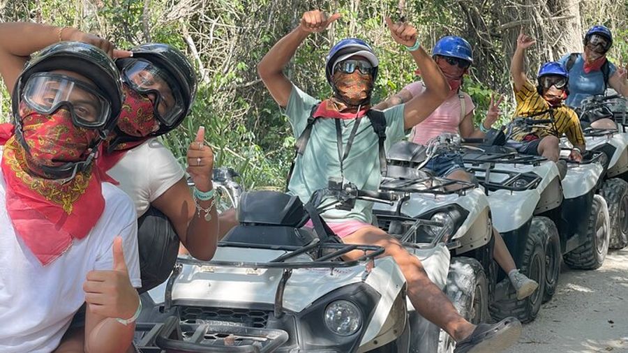 Cozumel ATVs, El Cedral Ruins, Cenote Jade, and Tequila
