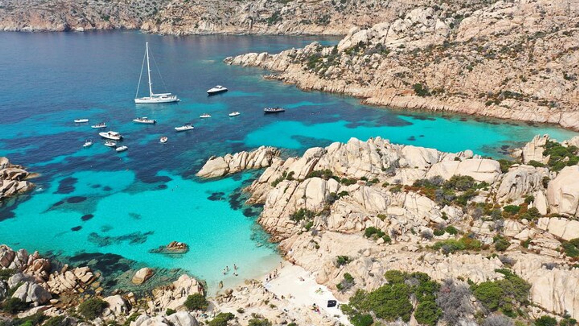 Ganztägige Bootstour La Maddalena, Caprera, Spargi, Budelli