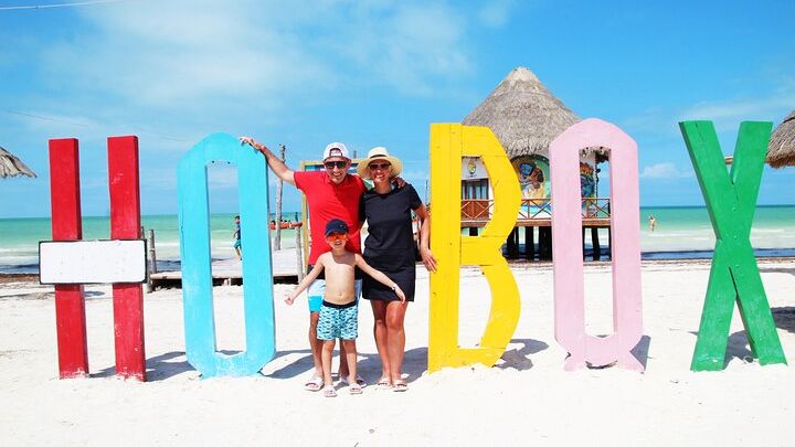 Holbox island: Boat tour & golf cart ride, transportation, lunch