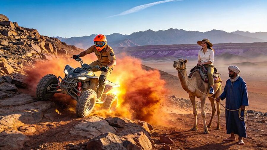 Agafay Desert Sunset: Quad, Camel & Dinner Show from Marrakech