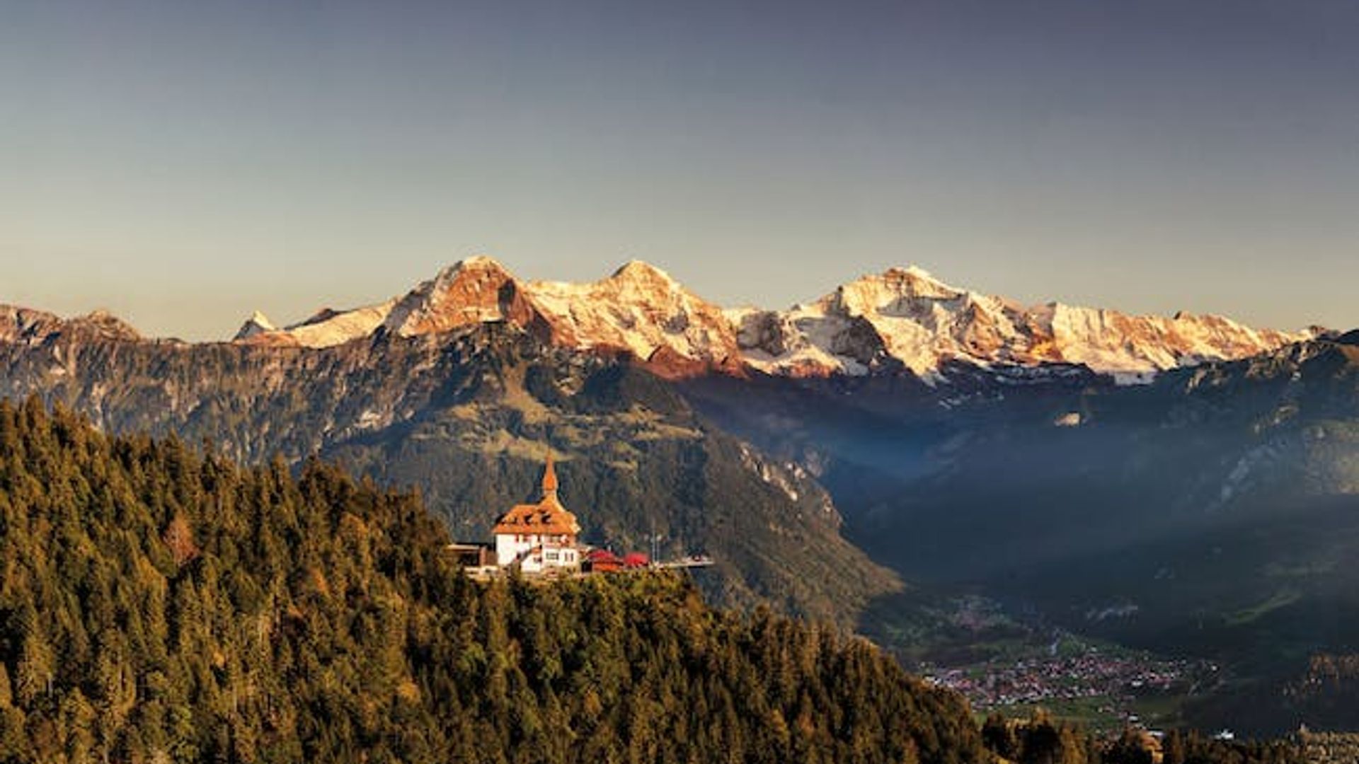 Harder Kulm Viewing Platform Visit with Funicular Ride from Interlaken