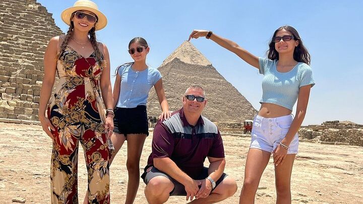 Giza Pyramids, Sphinx, Camel Ride, Lunch & Inside pyramids