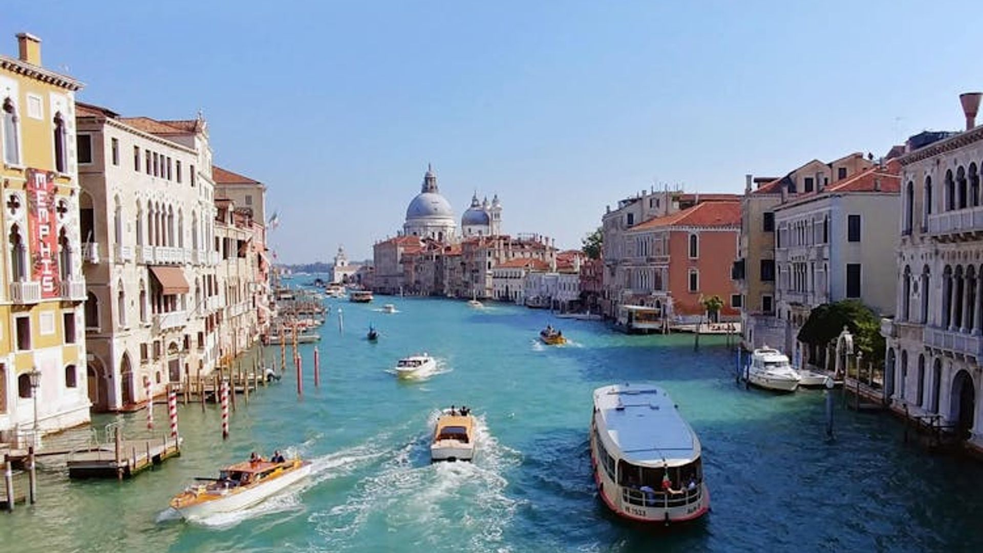 Traditional gondola ride on Venice’s Grand Canal