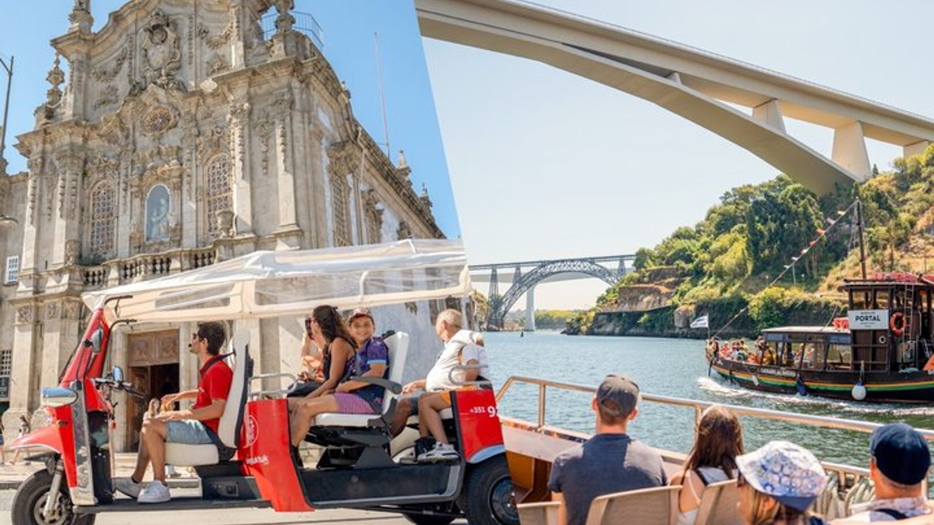 Porto: Tour in Tuk-Tuk della città e crociera sul fiume Douro