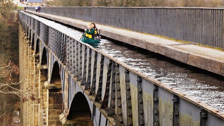 Canoe Trip Over the Pontcysyllte Aqueduct