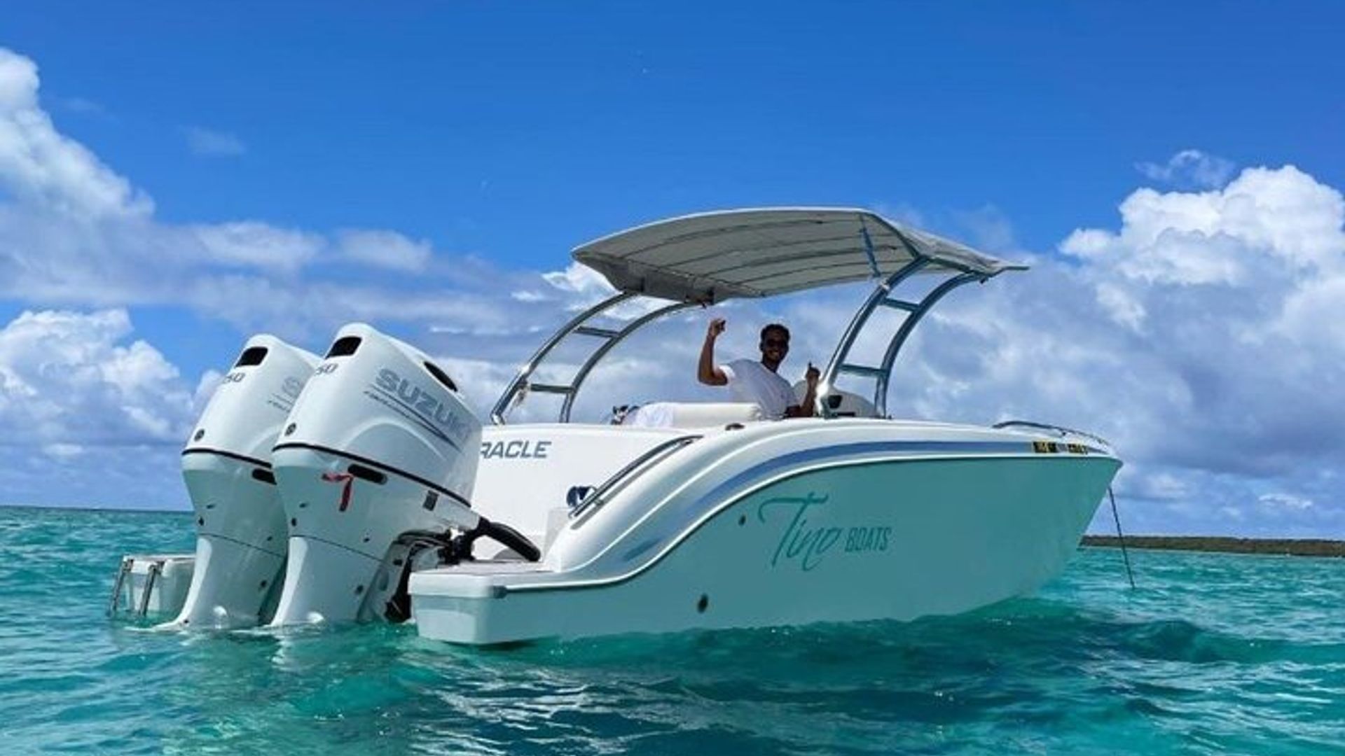 Experiencia privada de parasailing Trou d'eau Douce