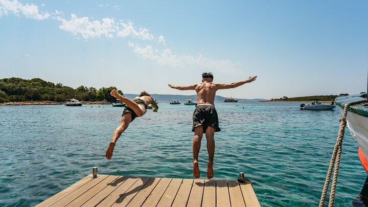 Split Half-Day Blue Lagoon, 3 Islands Speedboat Tour