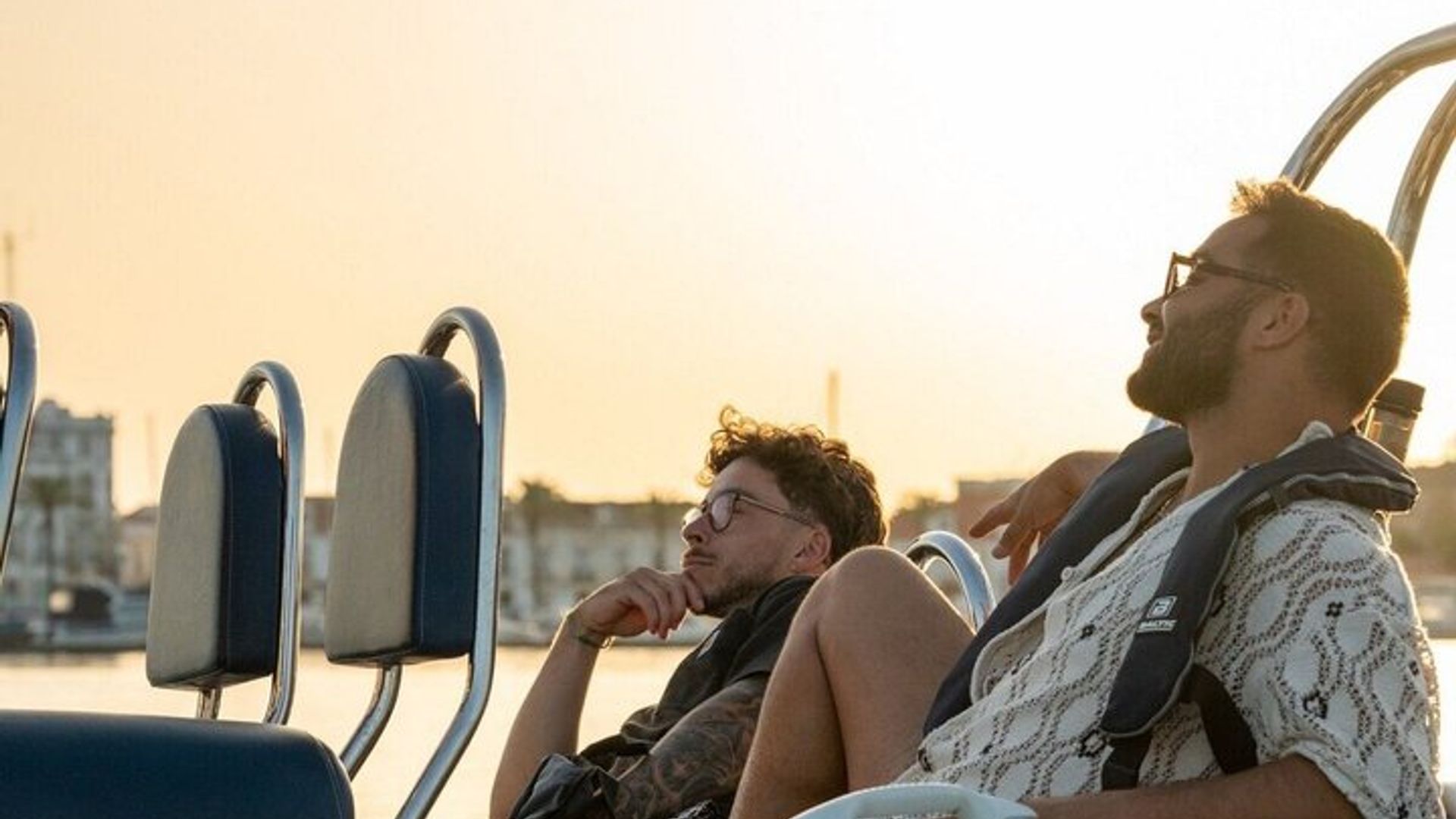Tour en bateau au coucher du soleil de 1 heure à Vila Real de Santo Antonio Portugal
