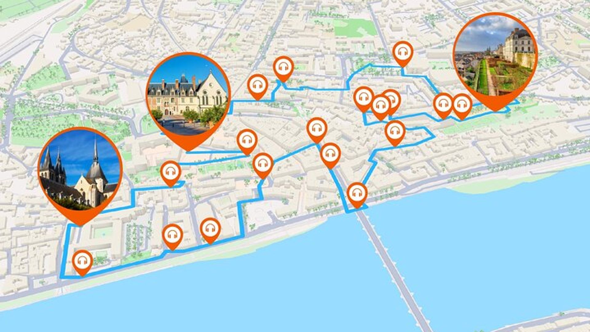 Blois Walking tour 1h45 and 22 audio reviews