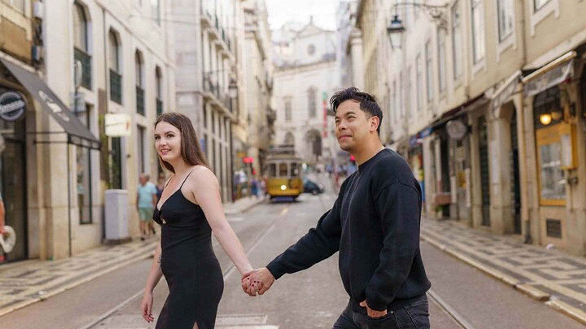 Lissabon Privates filmisches Fotoshooting mit bearbeiteten Bildern
