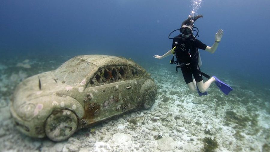 Isla Mujeres Small-Group MUSA Scuba Dive