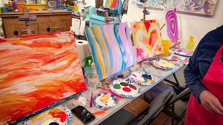 Magic on Canvas Painting Class at Artful Soul Santa Fe
