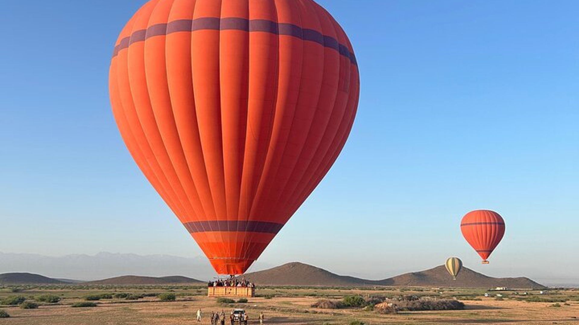 Vuelo en globo aerostático sobre Marrakech con desayuno