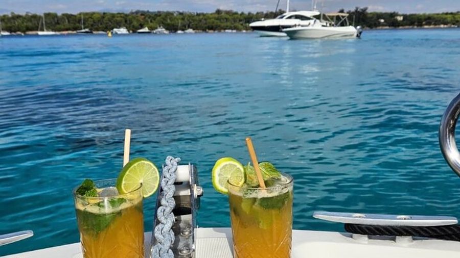Cannes to Lerins Islands Private Sunset Boat & Snorkeling Tour