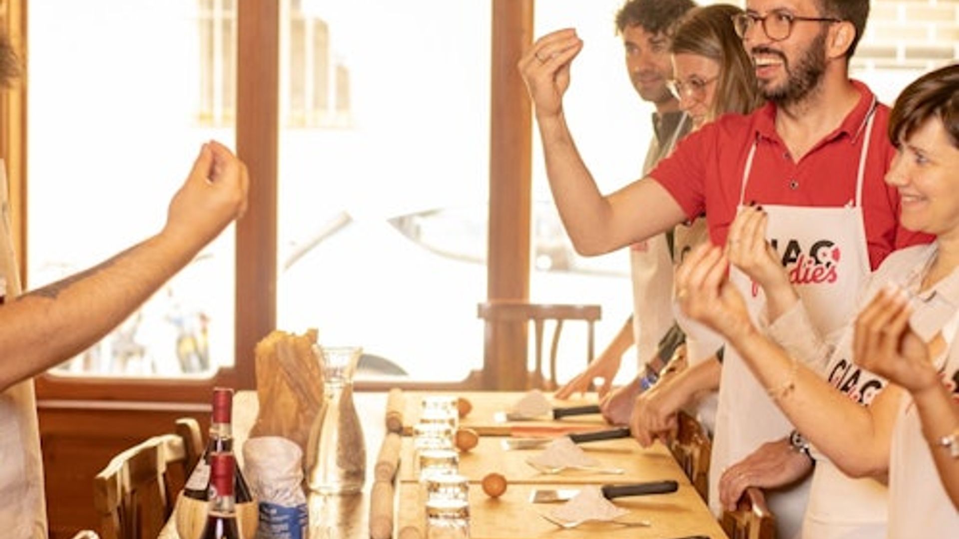 Florence: Small Group Cooking Class + Unlimited Wine + Optional Market Visit