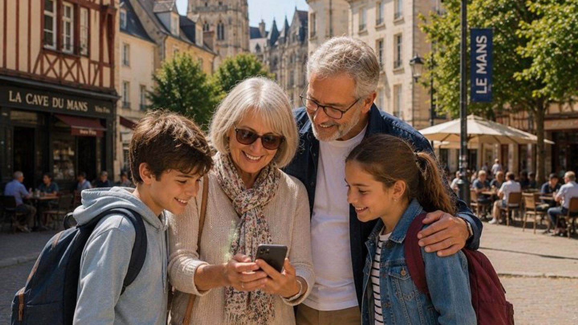 Le Mans Self-Guided Walking Tour With Sightseeing App Game