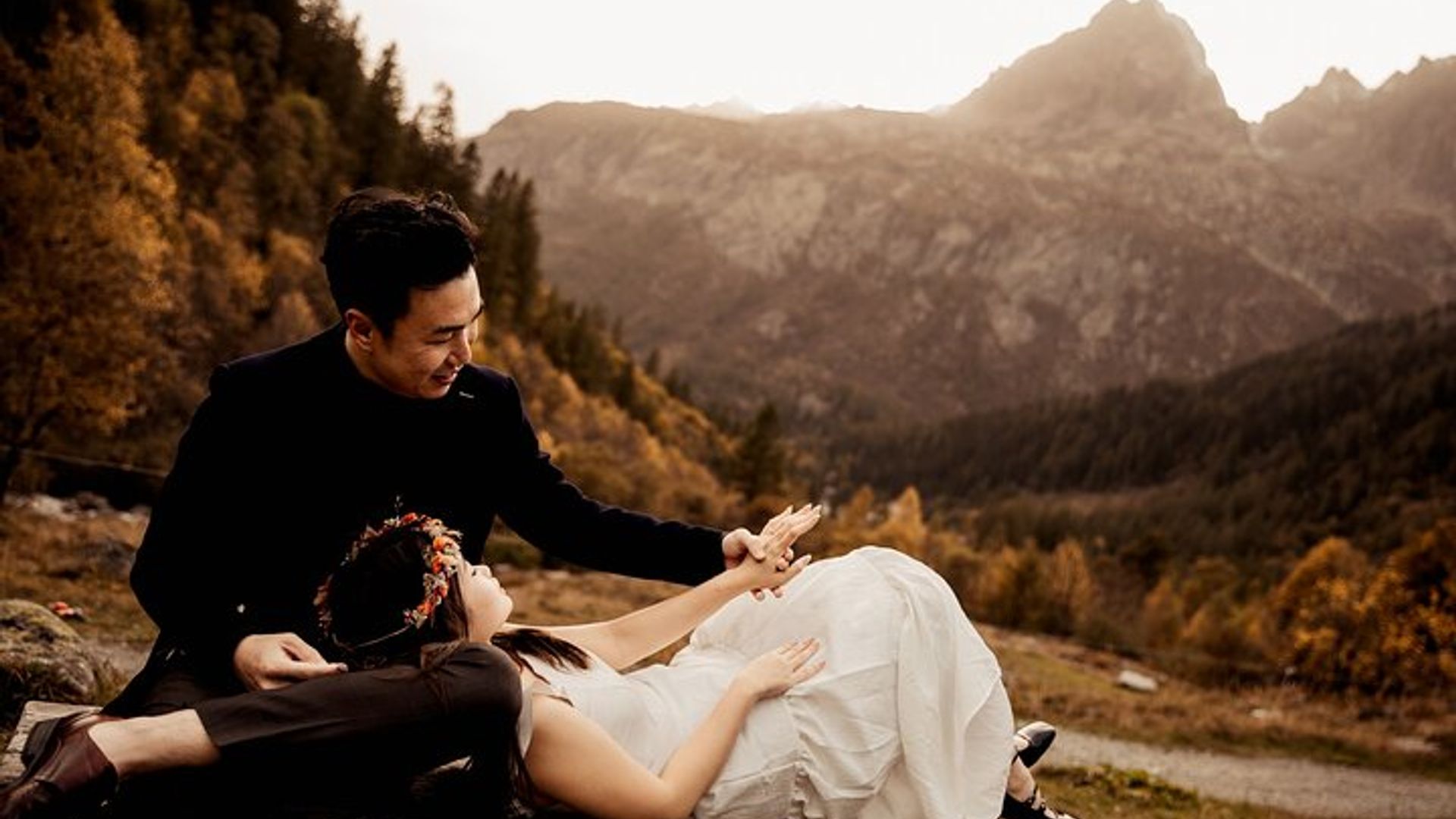 Private Fotosession mit einem lokalen Bergfotografen