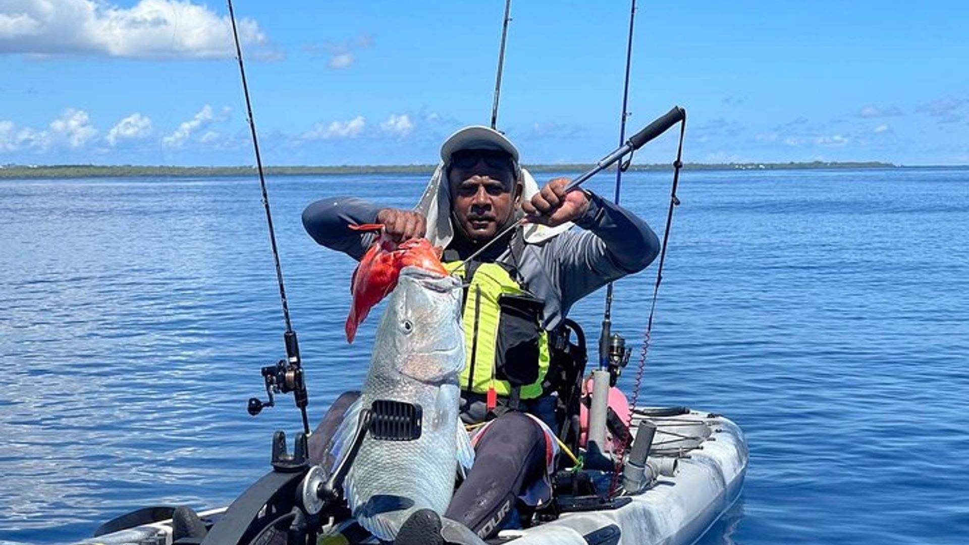 Mauritius Half Day Kayak Fishing Trip