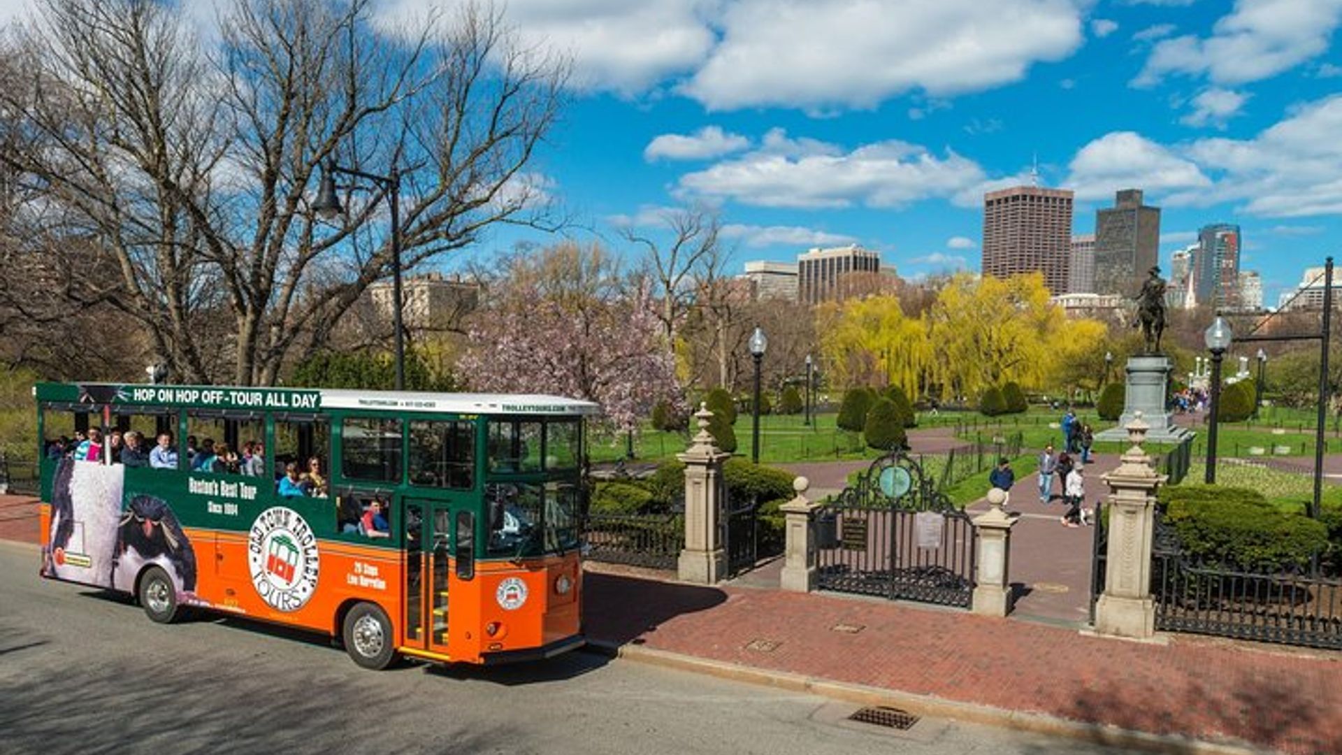 Boston Hop-On Hop-Off Trolley 1- or 2-Day Pass with 14 Stops image 1