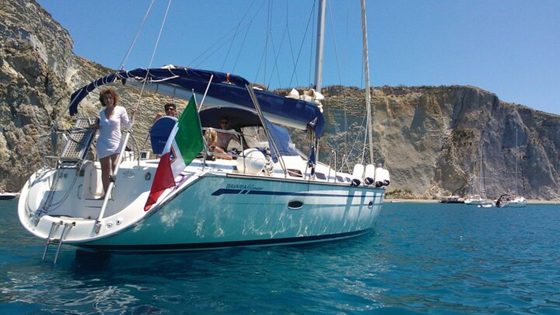 Voilier de Porto San Paolo (S.Teodoro-Olbia) à Tavolara, Molara