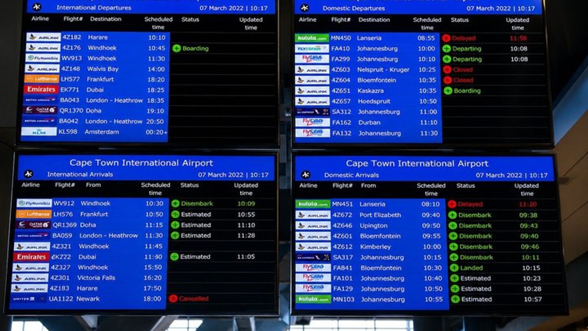 Le Cap : Transfert du terminal de croisière à l'aéroport