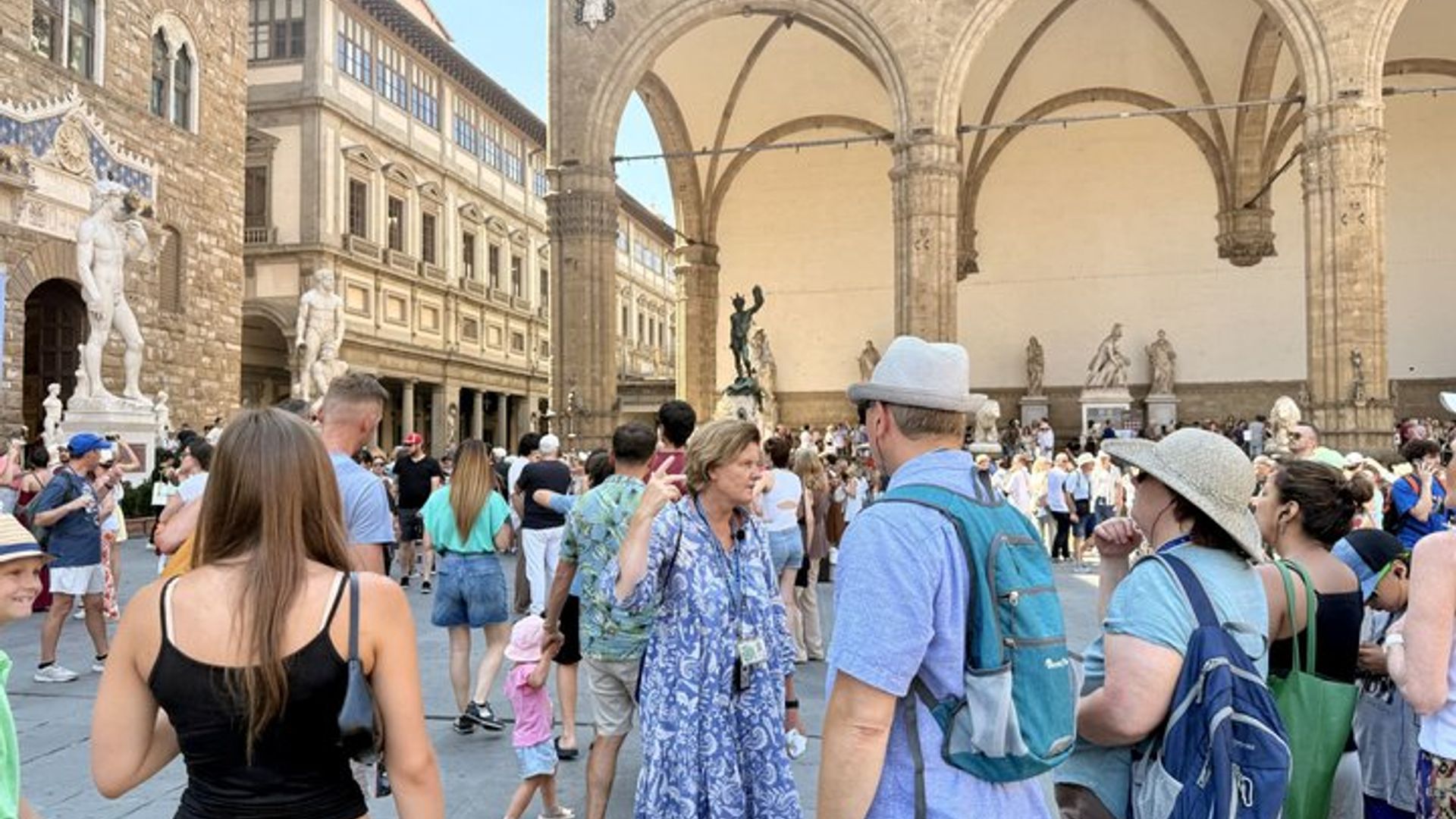 Tour en grupo pequeño por Florencia con visitas a los Uffizi y la Academia