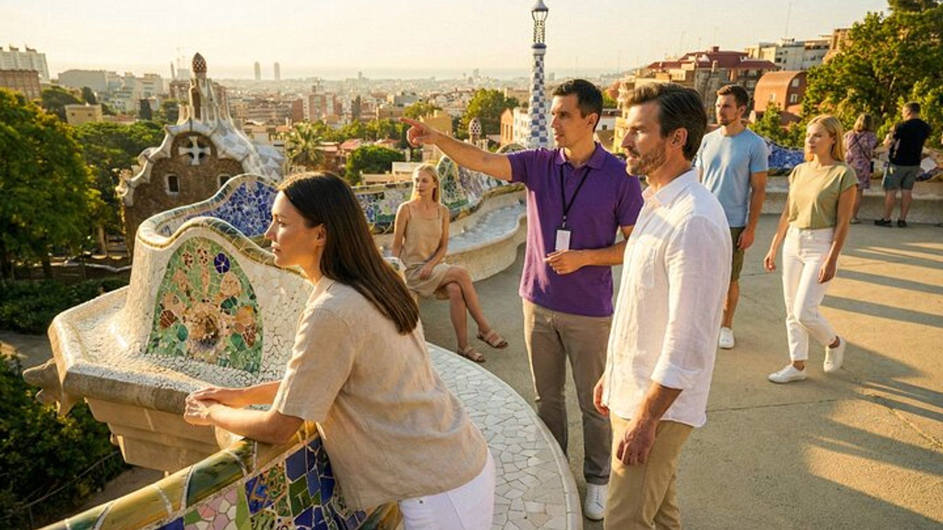 Barcellona: Tour Guidato Salta Fila del Parco Güell
