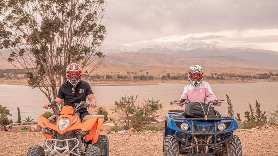 Demi-journée Quad au lac Lalla Takerkoust & Désert Agafay