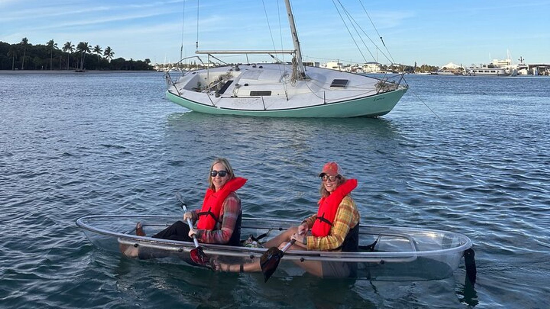Riviera Beach nach Peanut Island Clear Kayak Tour