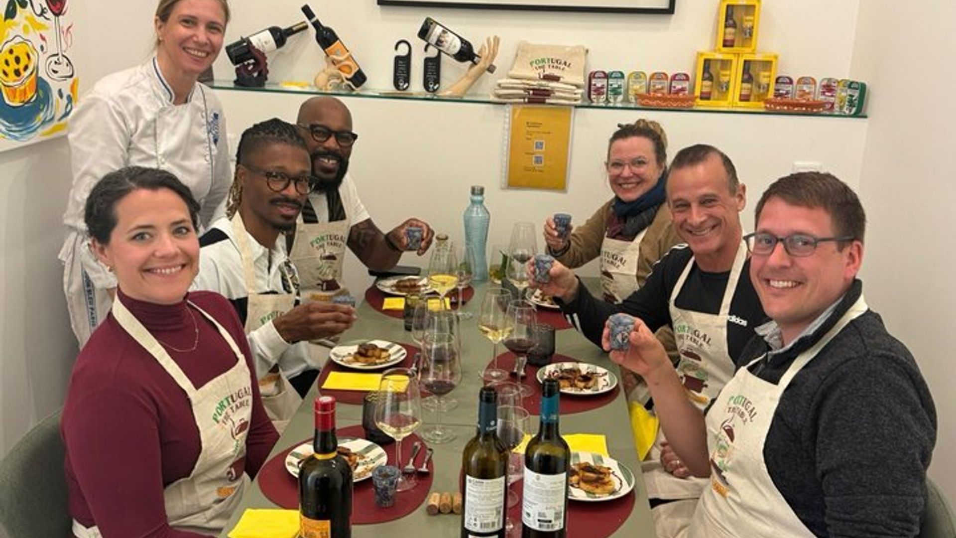 2 Länder in 1 Tag Spanien Wein und Portugal Bauernhof Kochkurs