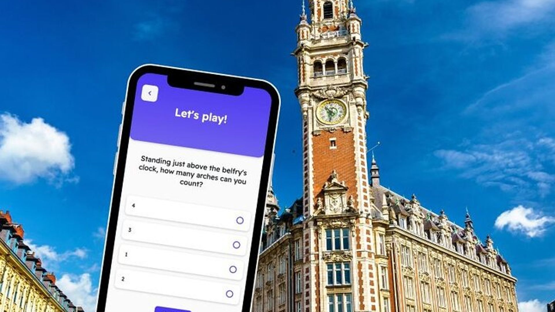 Lille Exploration Game and City Tour on your Phone