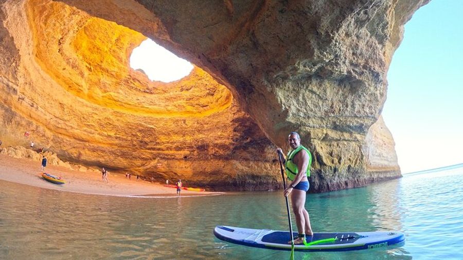 Small Group Paddleboard Tour to the Benagil Cave with 4K Photos