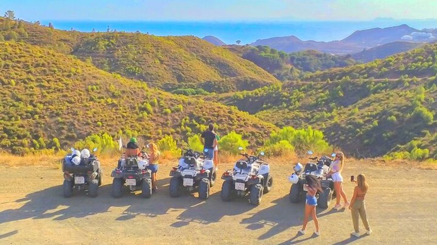 Marbella Small-Group Quad Bike Tour and Swimming Experience