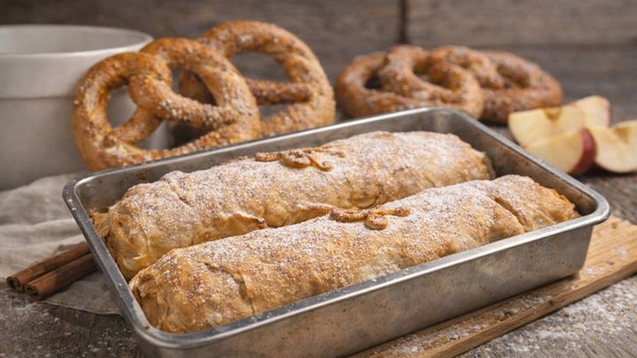 Apple Strudel & Salzburg Prezel Cooking Class Experience & Lunch