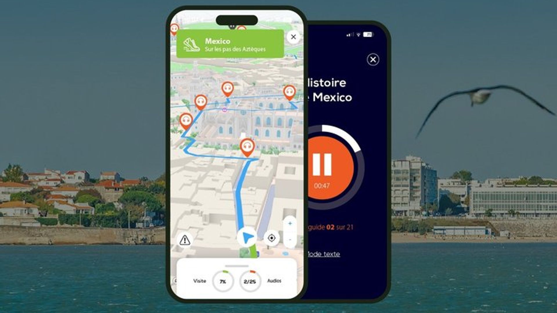 Royan: 1.5 hour audio guided walking tour and 16 audio commentaries