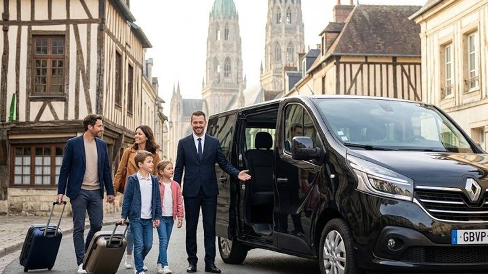 Private transfer: Paris or CDG ⇄ Bayeux