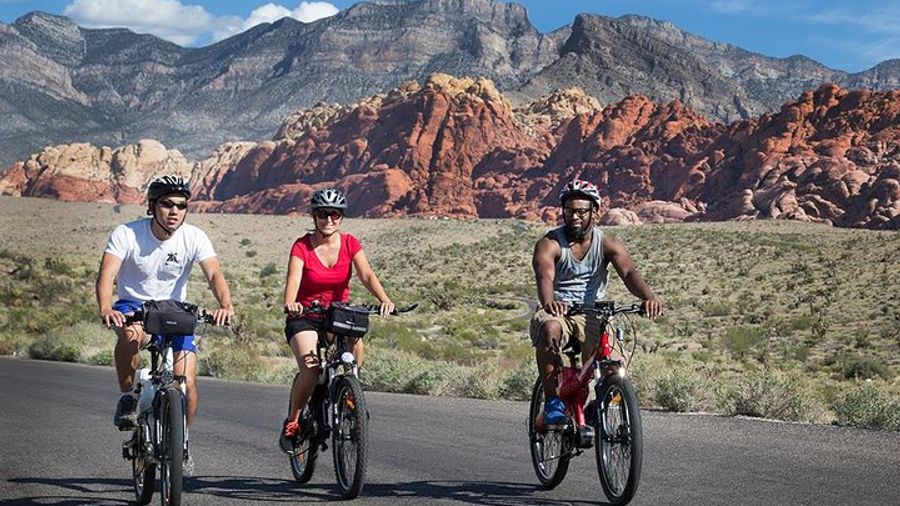Red Rock Canyon Electric Bike Tour with Ancient Petroglyphs