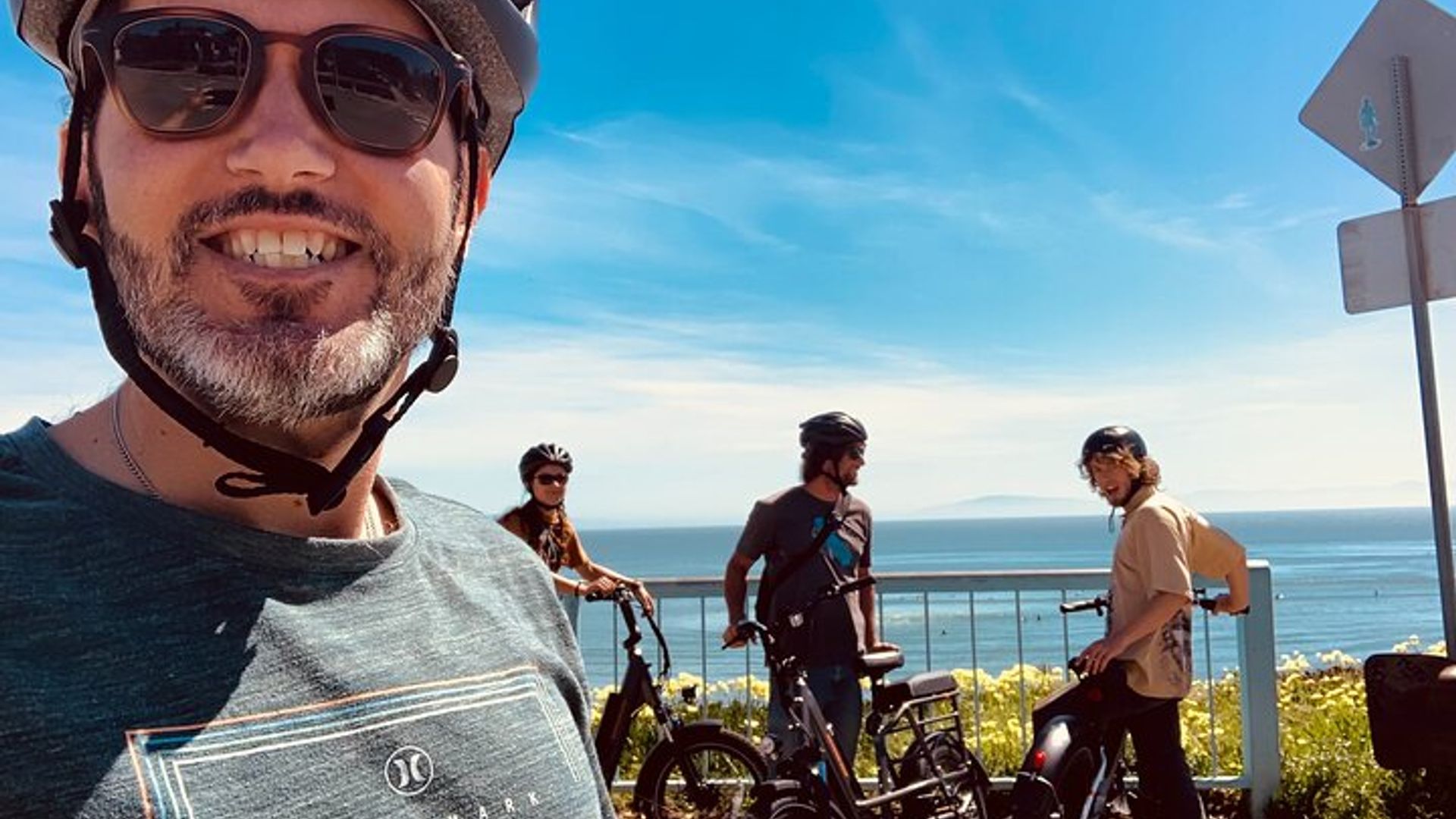 Visite guidée en vélo électrique de 2 heures à Santa Cruz pour petits groupes de vélos électriques