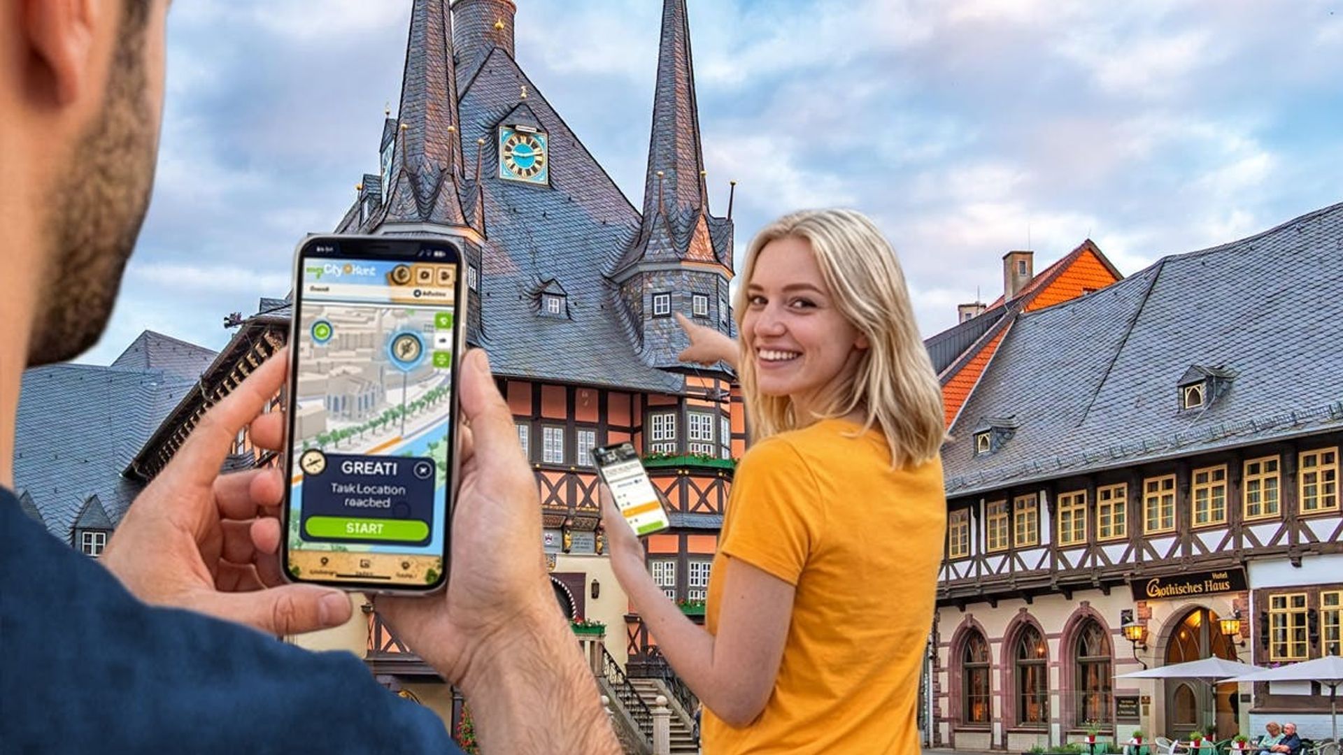 Self-guided digital scavenger hunt in Wernigerode
