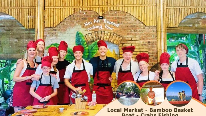 Hoi An Small Group Cooking Class with Market Visit and Fishing